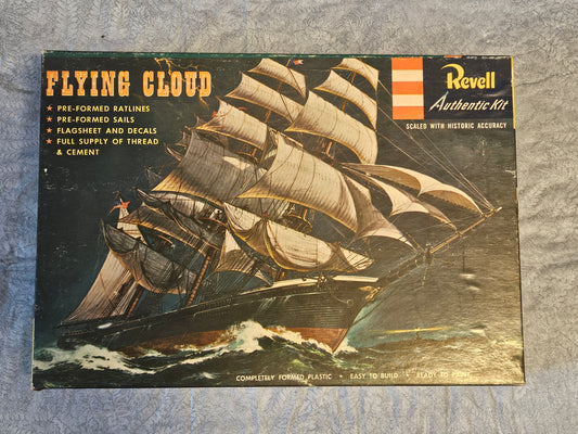 Vintage Revell Model Authentic Kit Flying Cloud Boat H344-300