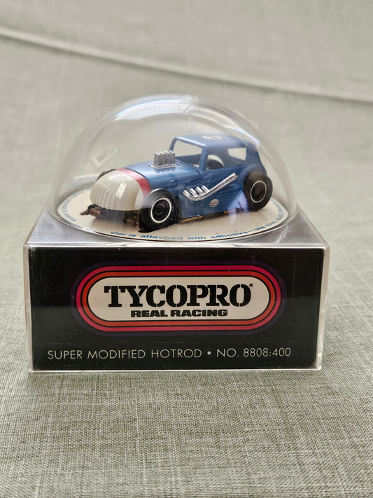 Tyco Pro Electric Racing Slot Car Vintage with Cube Super Modified HotRod 8808