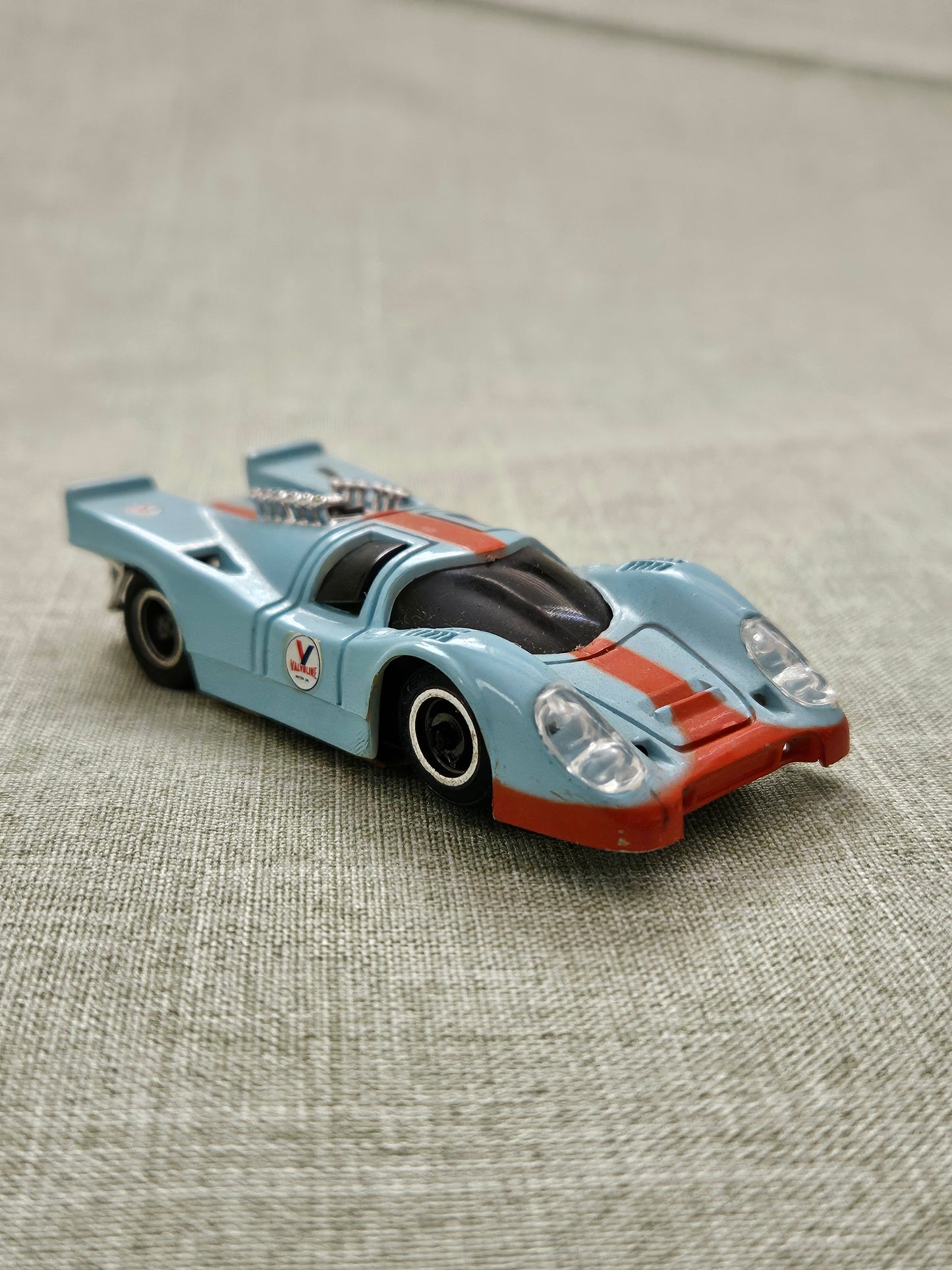 Tyco Pro Electric Racing Slot Car Vintage with Cube Porsche 917 8810 USED Brass
