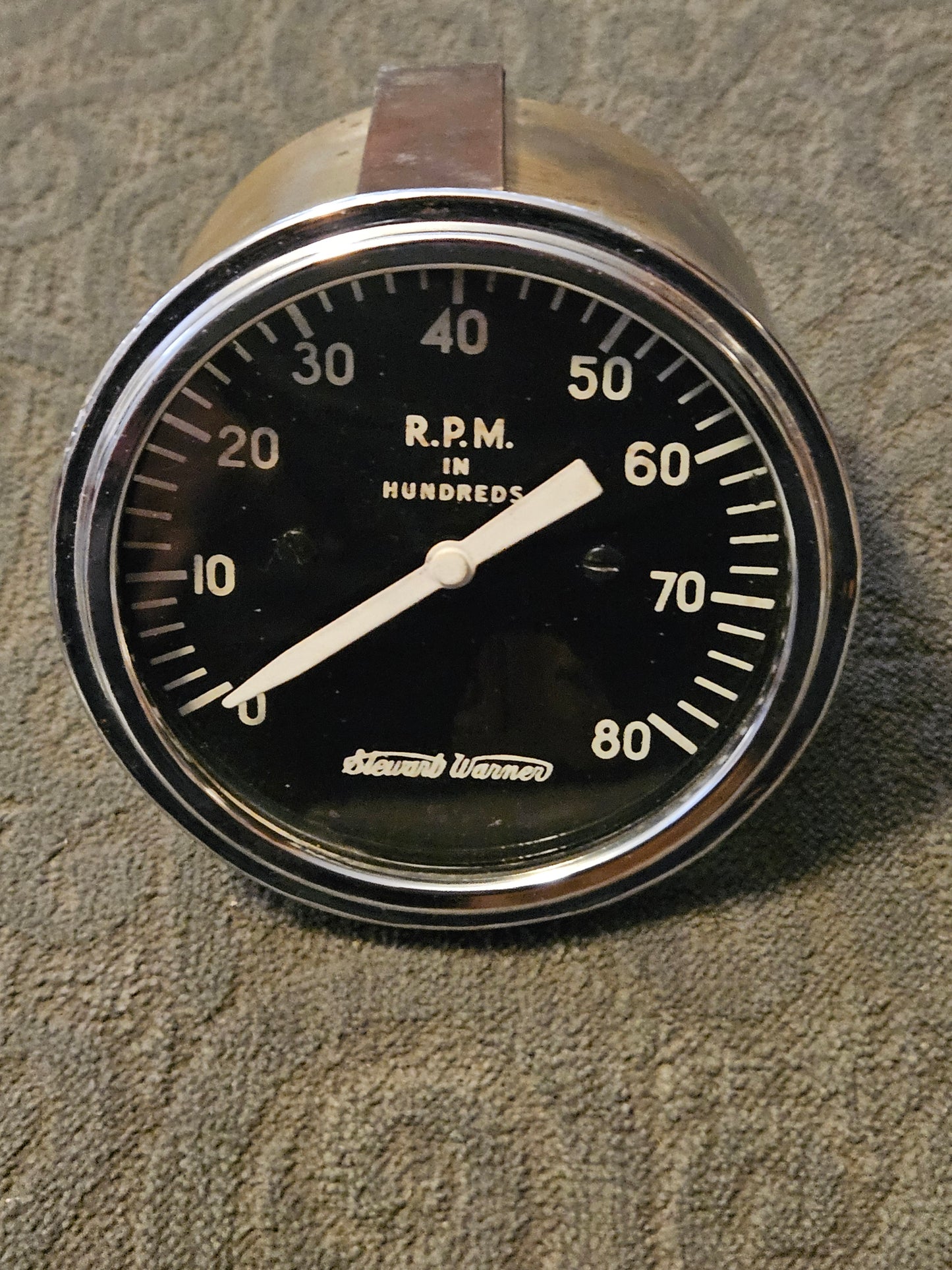 Stewart Warner 770S 8K 8000 RPM Mechanical Tachometer Used