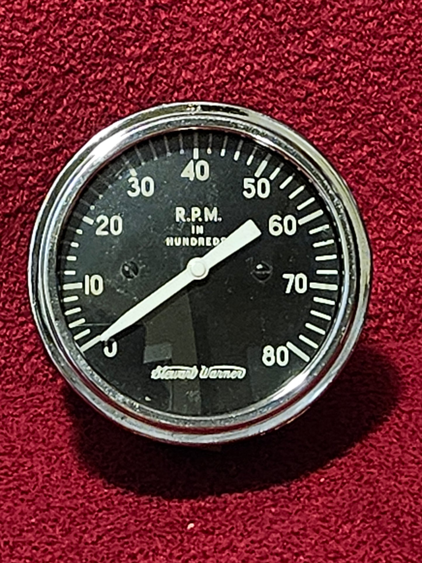 Stewart Warner 770S 8K 8000 RPM Mechanical Tachometer Used