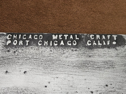 Rare EARLY T-Timers Car Club Plaque w/ Smoke Chicago Metal Craft Original