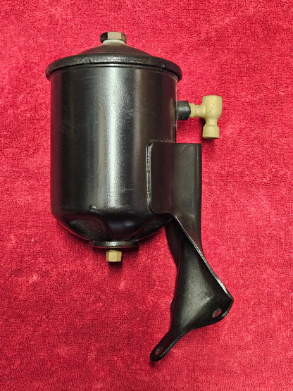 1949-53 Ford Flathead V8 Oil Filter Canister Housing Original with New Filter
