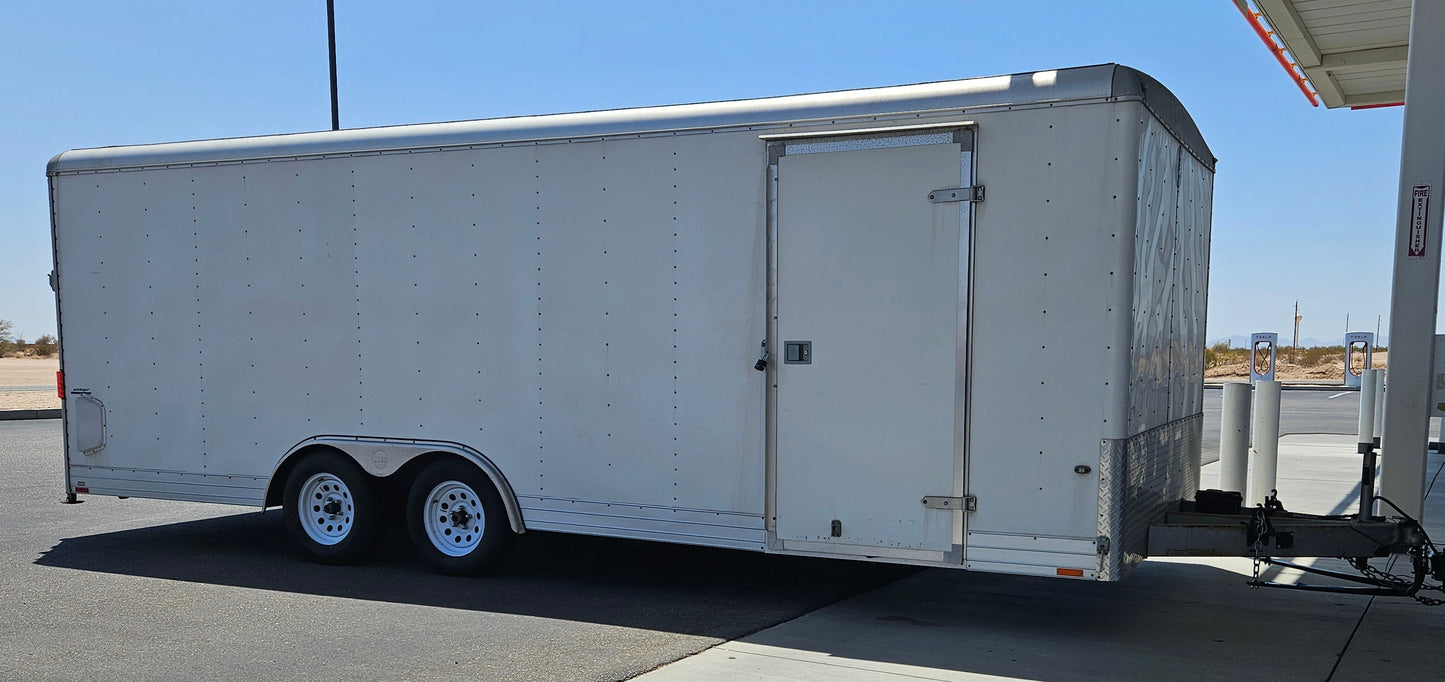 2007 Wells Cargo 22FT Widebody Enclosed Cargo Trailer – Fully Loaded, E-Track