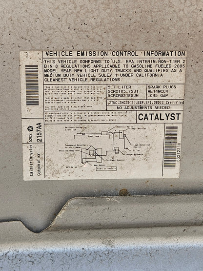 2005 Dodge Ram 1500 Big Horn 5.7L Hemi RWD Sunroof Leather PRICE DROP