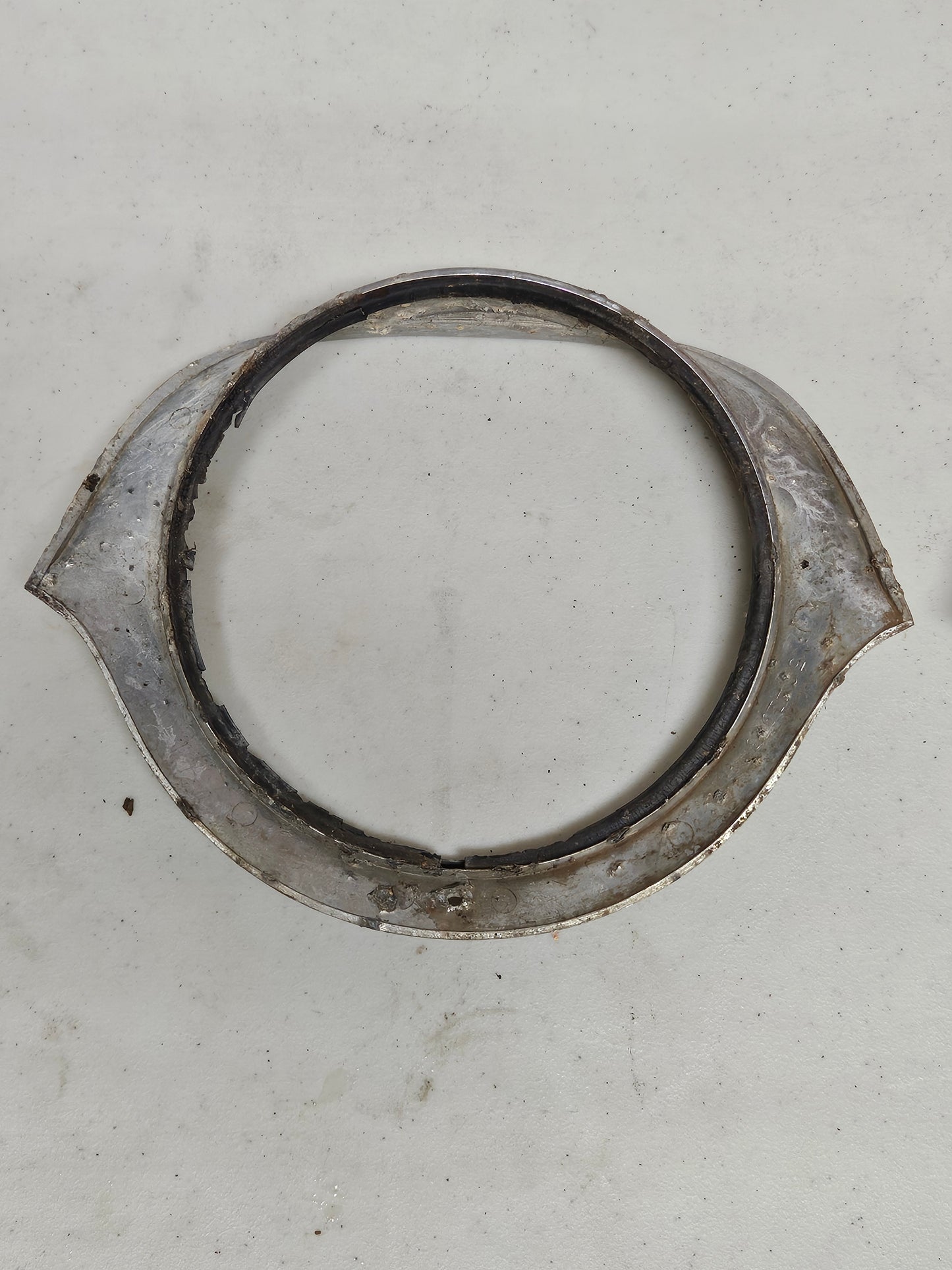 1954 1955 Cadillac 5941973 Headlight Trim Bezels Pair Original OEM