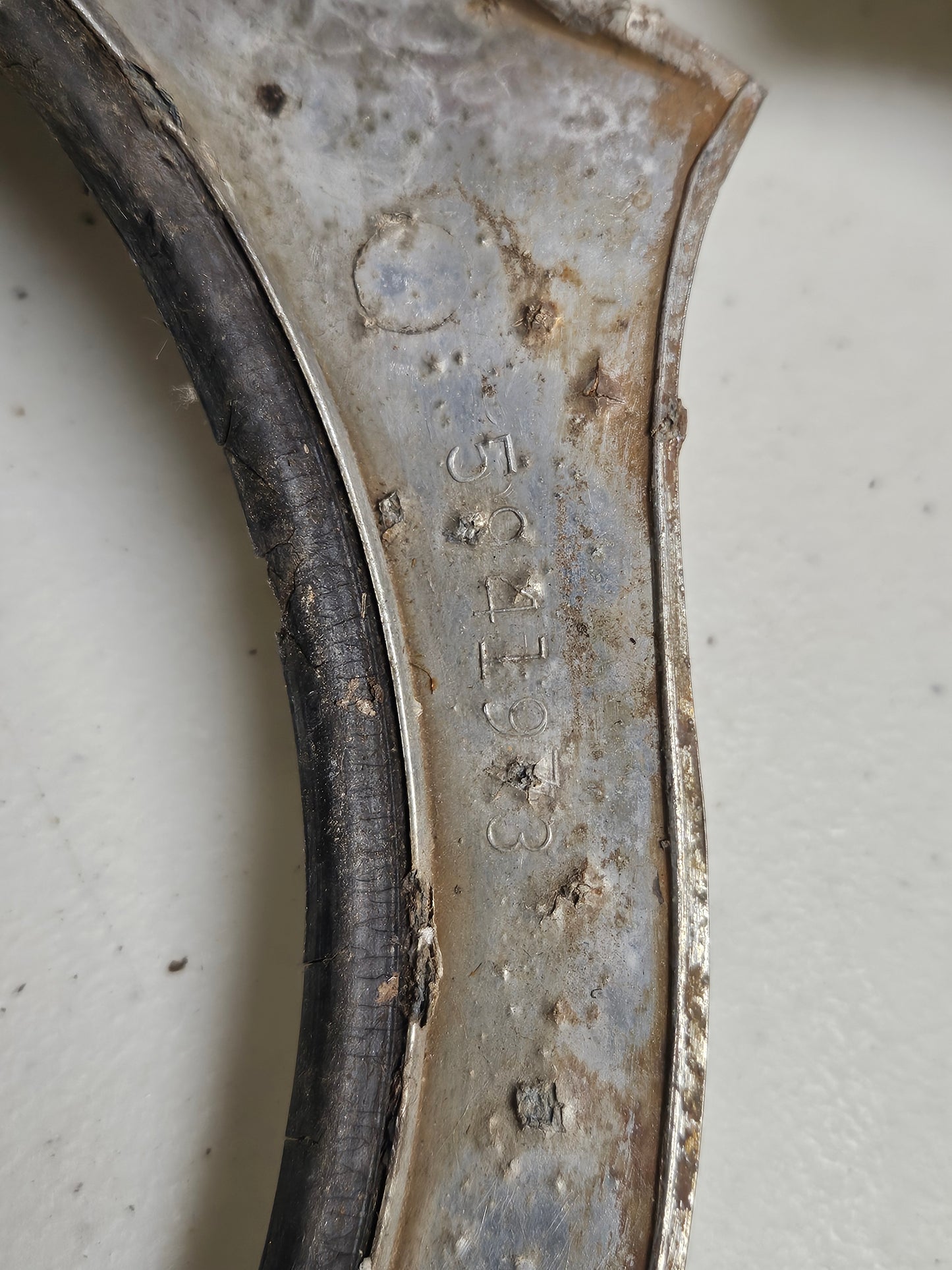 1954 1955 Cadillac 5941973 Headlight Trim Bezels Pair Original OEM