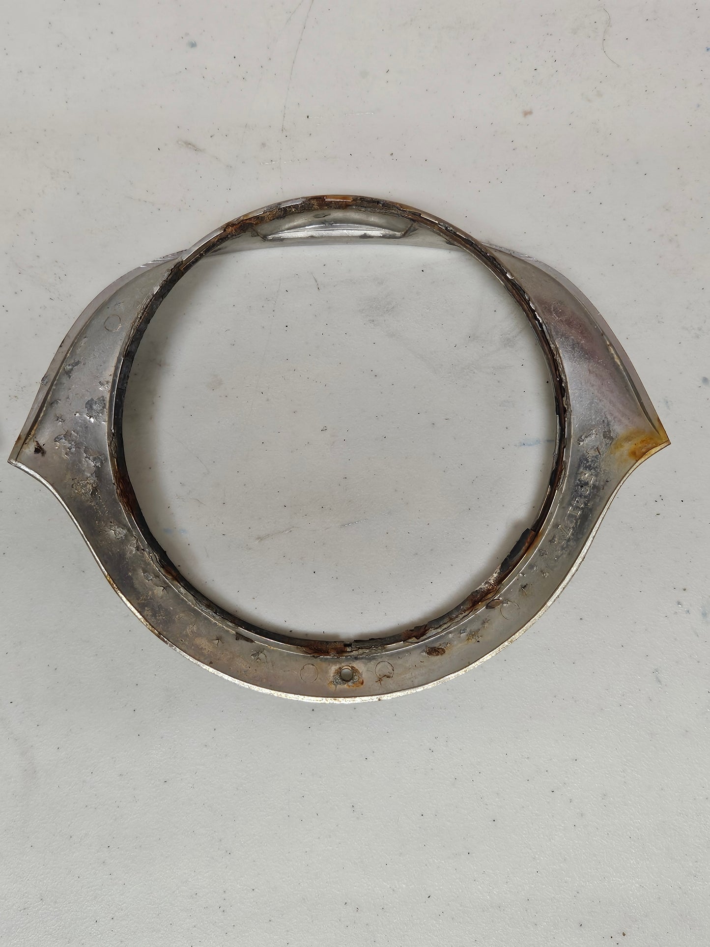 1954 1955 Cadillac 5941973 Headlight Trim Bezels Pair Original OEM