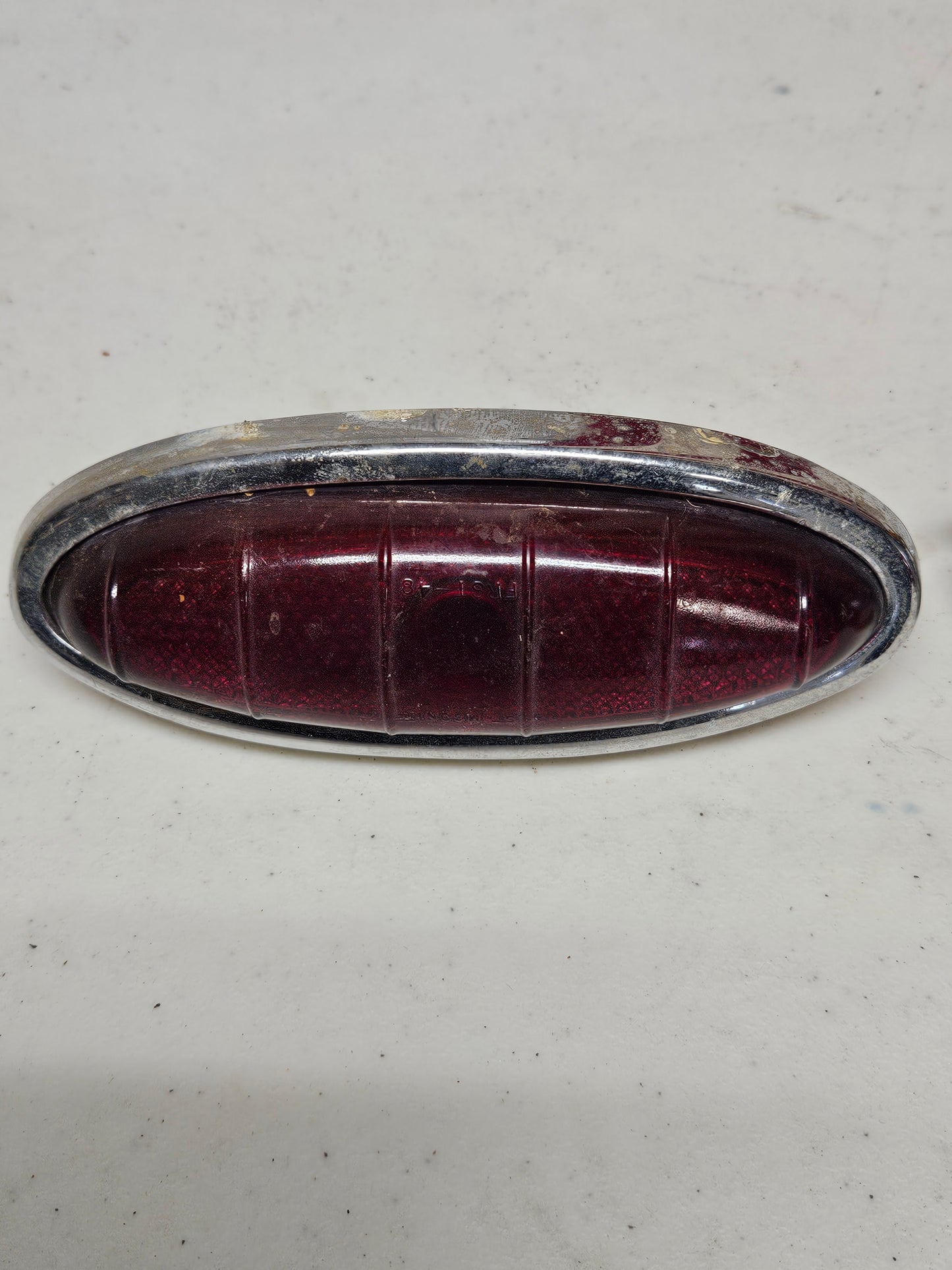 1949-1950 Ford 8A-13404-A Tail Lights Pair Original