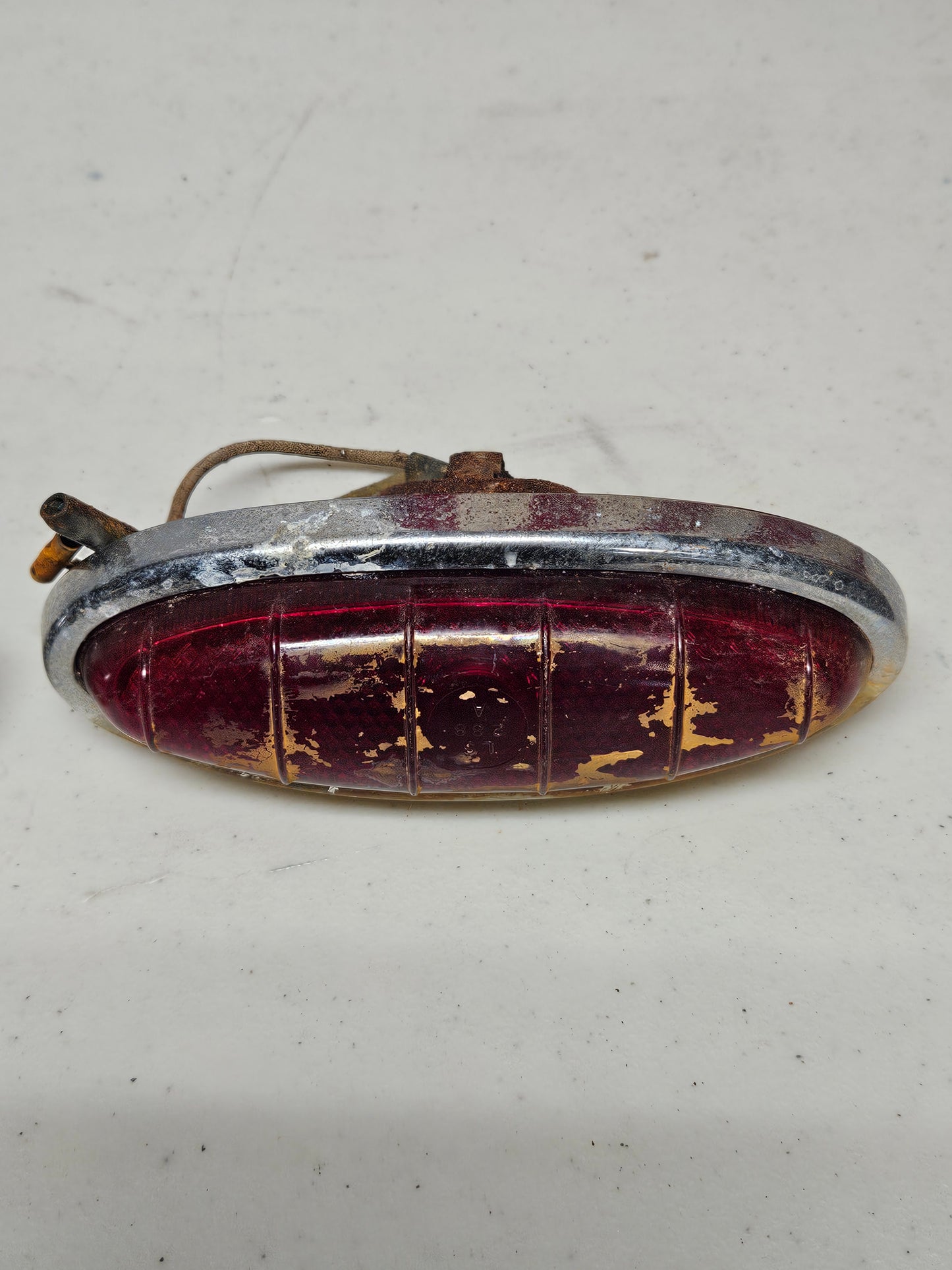 1949-1950 Ford 8A-13404-A Tail Lights Pair Original