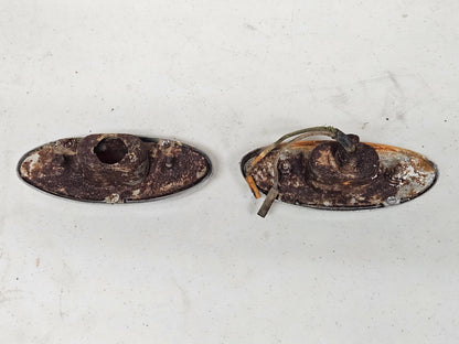 1949-1950 Ford 8A-13404-A Tail Lights Pair Original