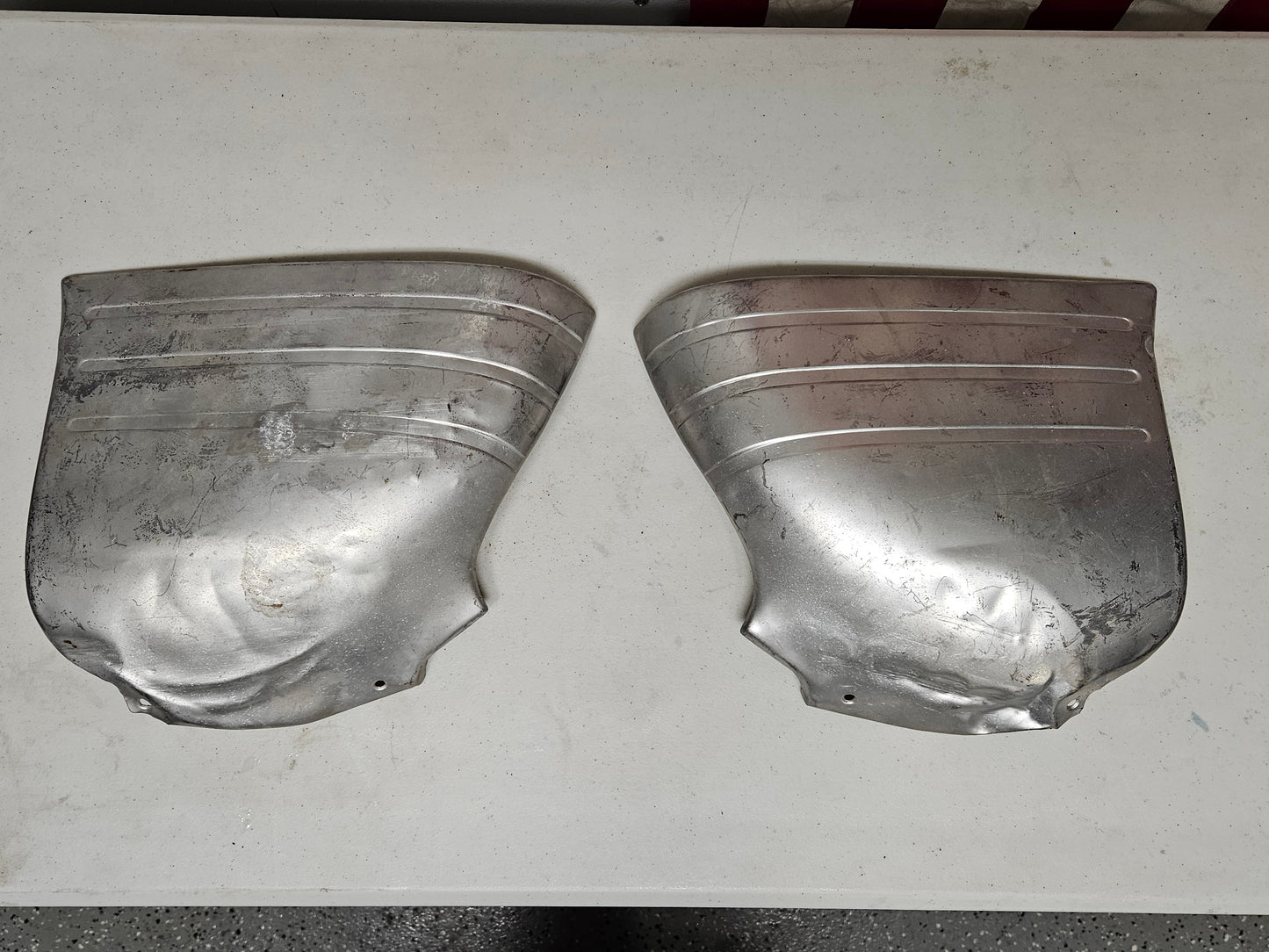 1951 1952 Chevrolet 2-Door Gravel Shields Stone Guards Pair Original #1