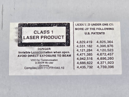 2003-2006 Cadillac AM FM Cassette CD Player Receiver OEM GM 25753338 USED