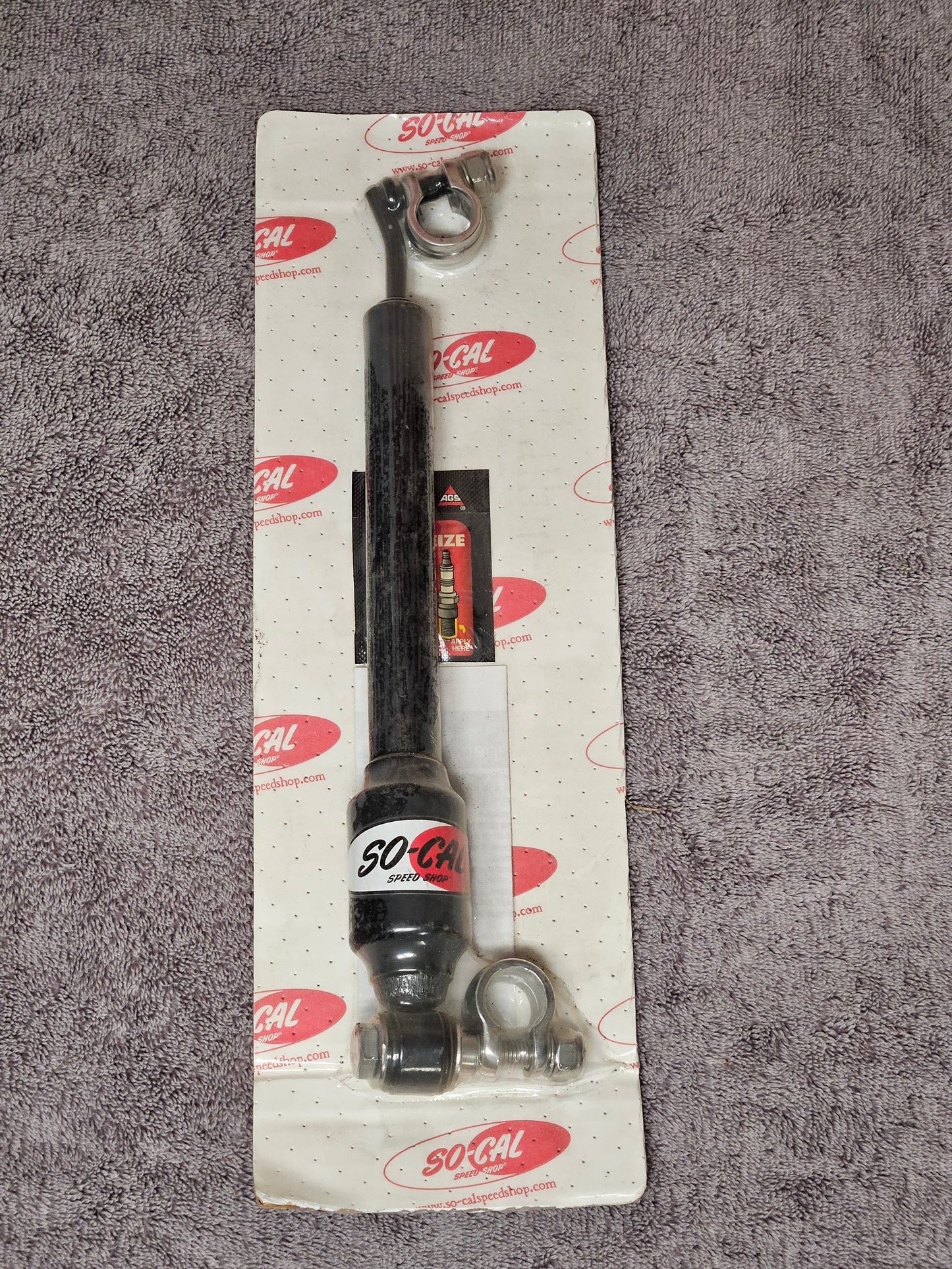 SO-CAL Speed Shop Steering Stabilizer Black NEW