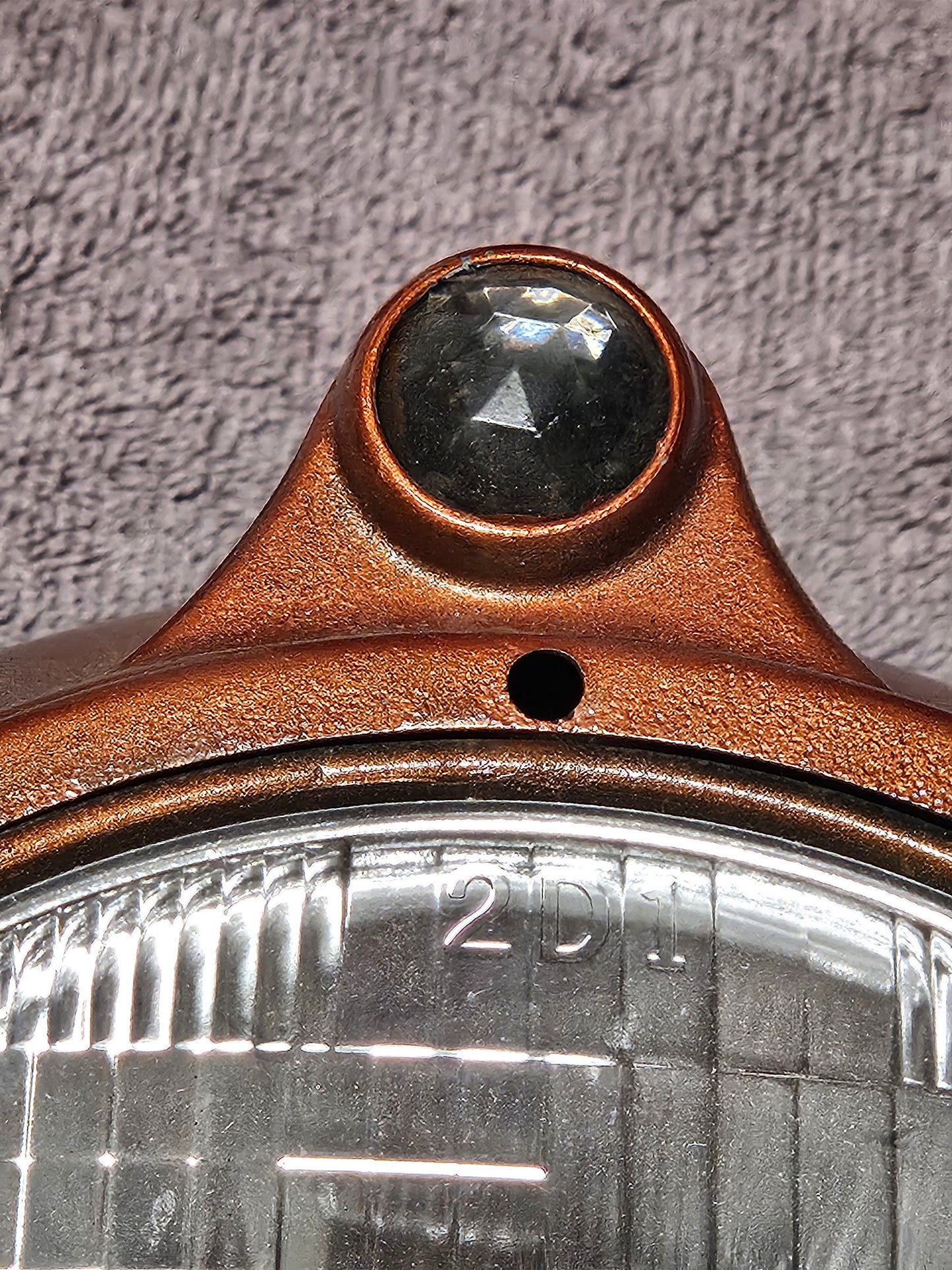 1937-1939 Ford Jeweled Sealed Beam Headlight Conversion Kit Pair USED