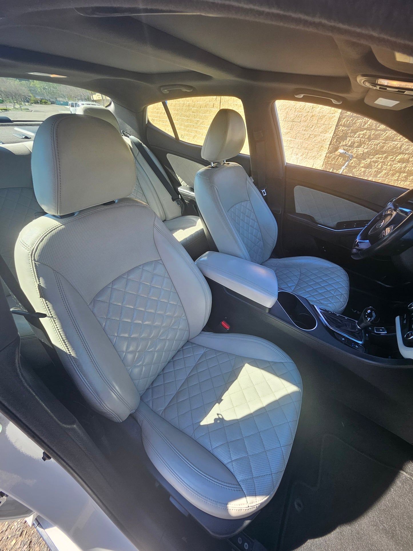 2014 KIA Optima SXL Turbo 2.0L White Sedan White Leather SOLD
