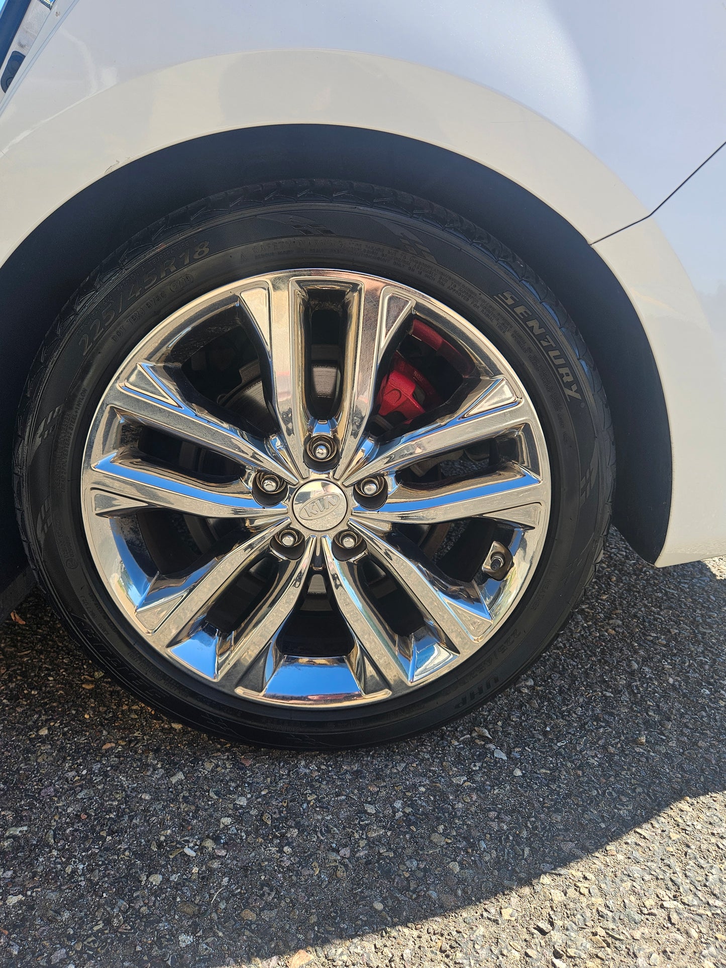 2014 KIA Optima SXL Turbo 2.0L White Sedan White Leather SOLD