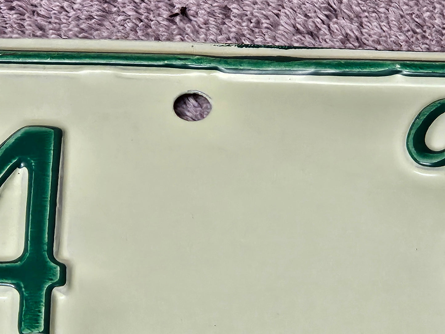 1958 Colorado License Plate Low Digit #20 PAIR Original NOS