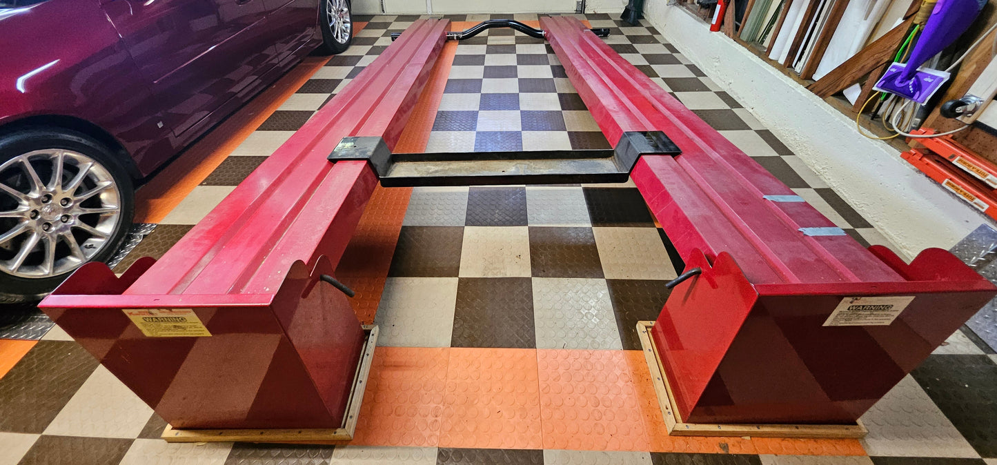 Kwik-Lift Drive-On Ramp System - Powder Coated w/ Bridge USED