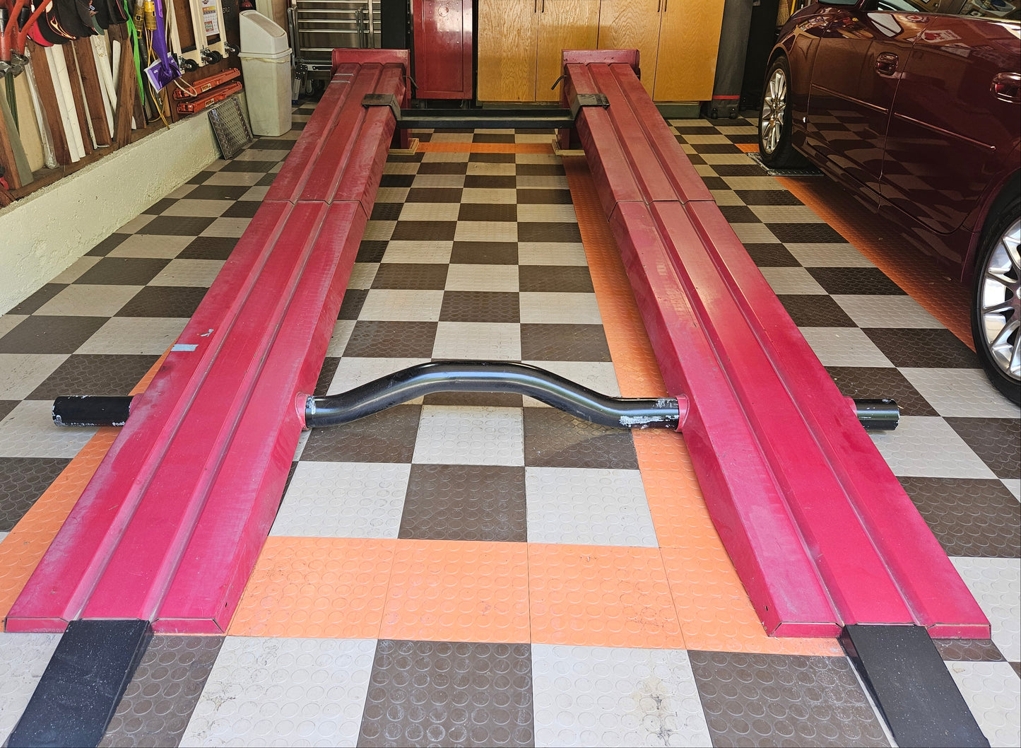 Kwik-Lift Drive-On Ramp System - Powder Coated w/ Bridge USED