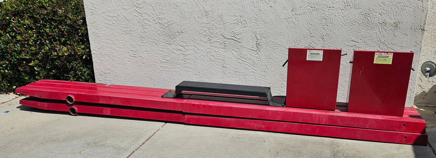 Kwik-Lift Drive-On Ramp System - Powder Coated w/ Bridge USED