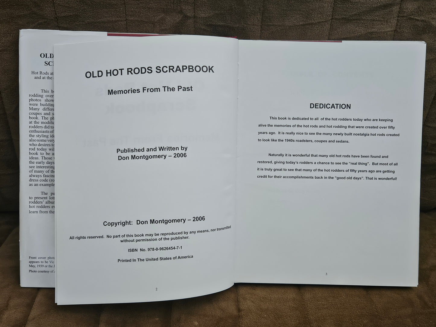 Don Montgomery Hot Rod Book Collection x5 Signed Hardcover Automobilia