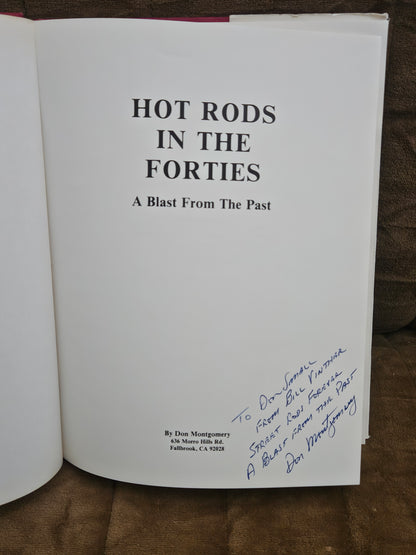 Don Montgomery Hot Rod Book Collection x5 Signed Hardcover Automobilia