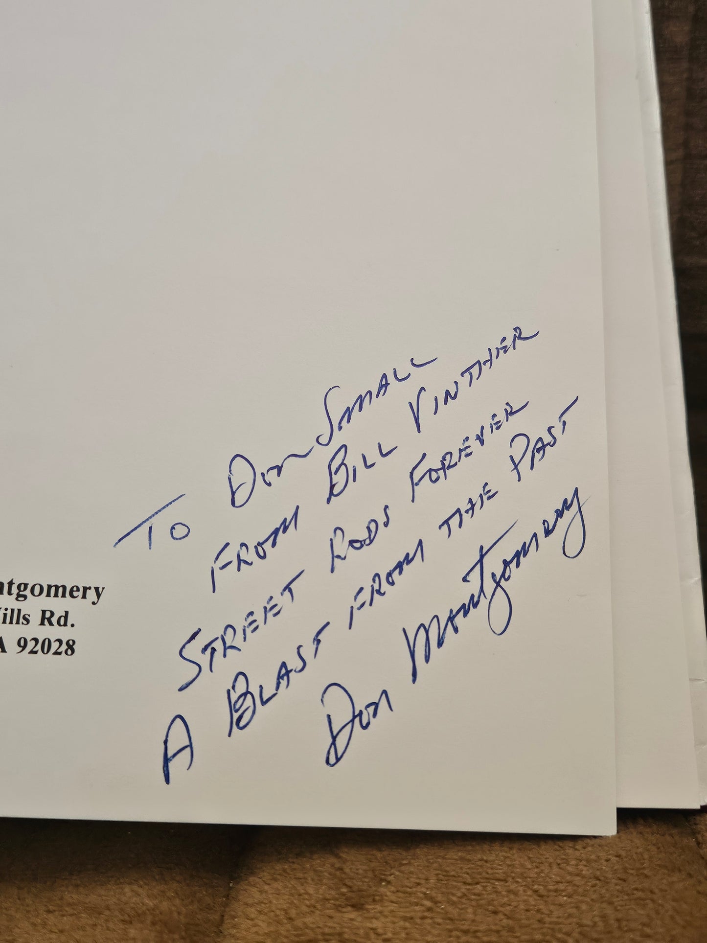 Don Montgomery Hot Rod Book Collection x5 Signed Hardcover Automobilia