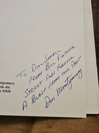 Don Montgomery Hot Rod Book Collection x5 Signed Hardcover Automobilia