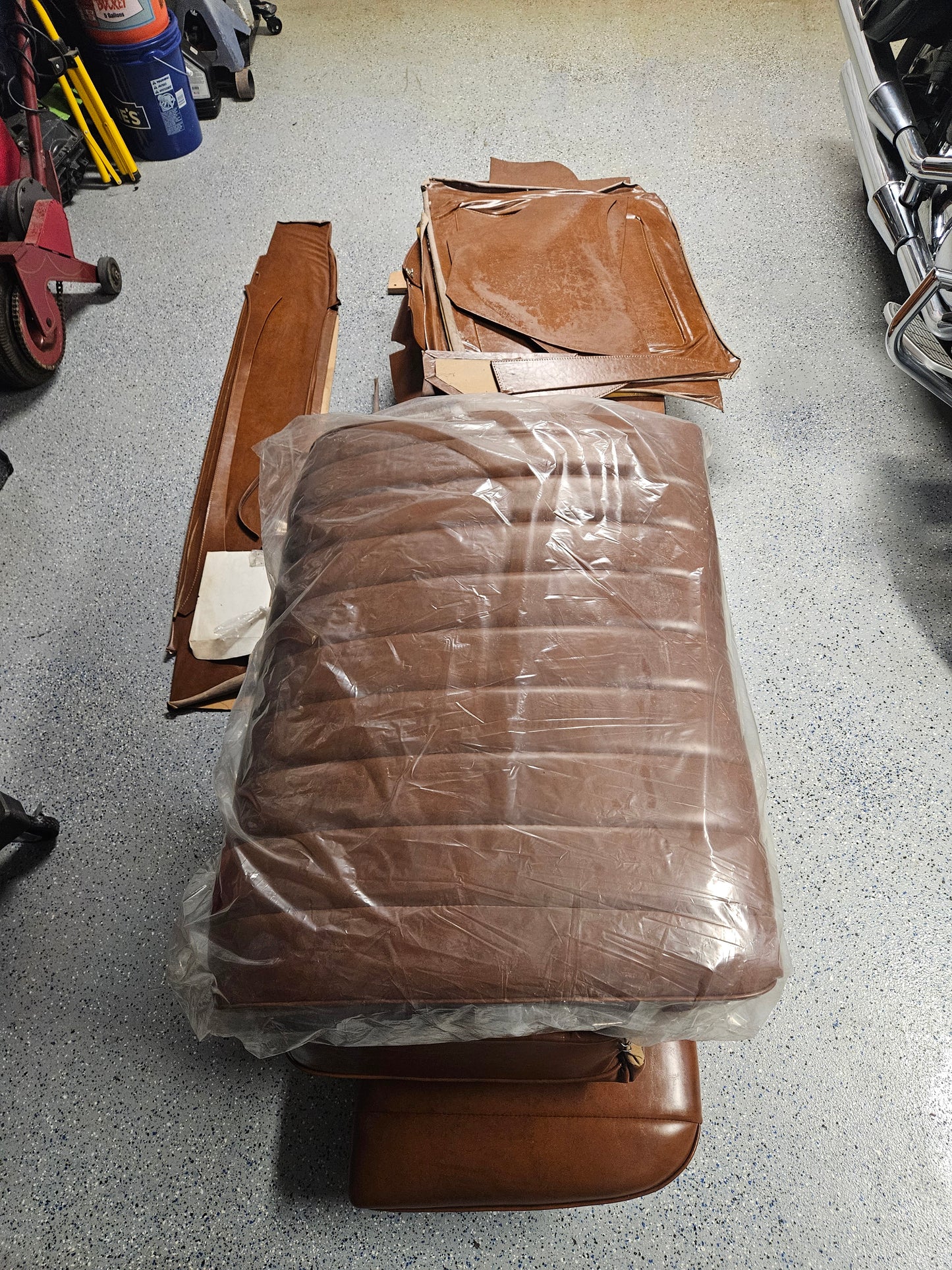 1933 1934 Ford Roadster NOS LeBaron Bonney Complete Interior - Assembled Seats