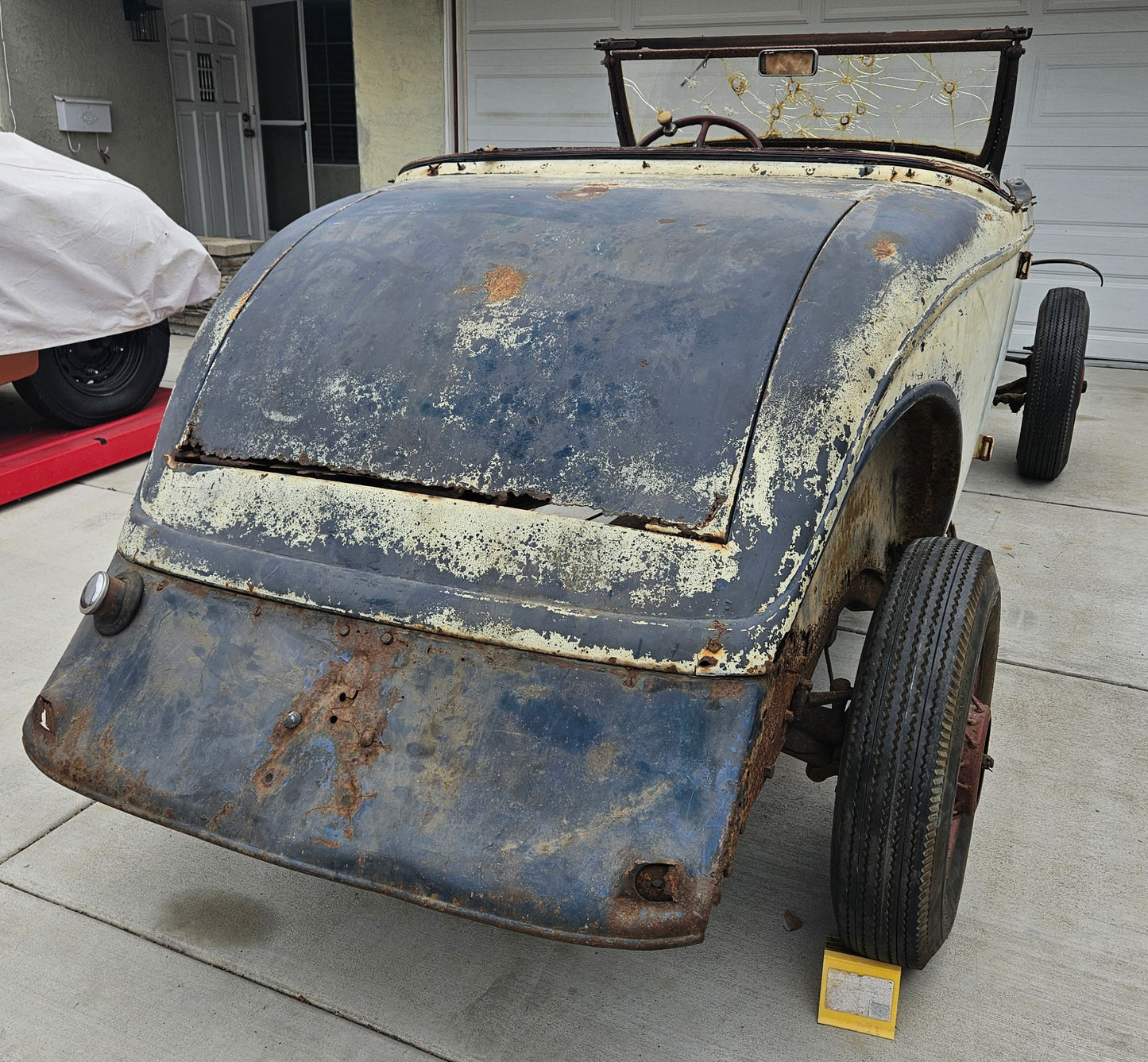 1934 Ford Roadster Project – All Steel, Rumble Seat, 8BA Flathead, CA Title!