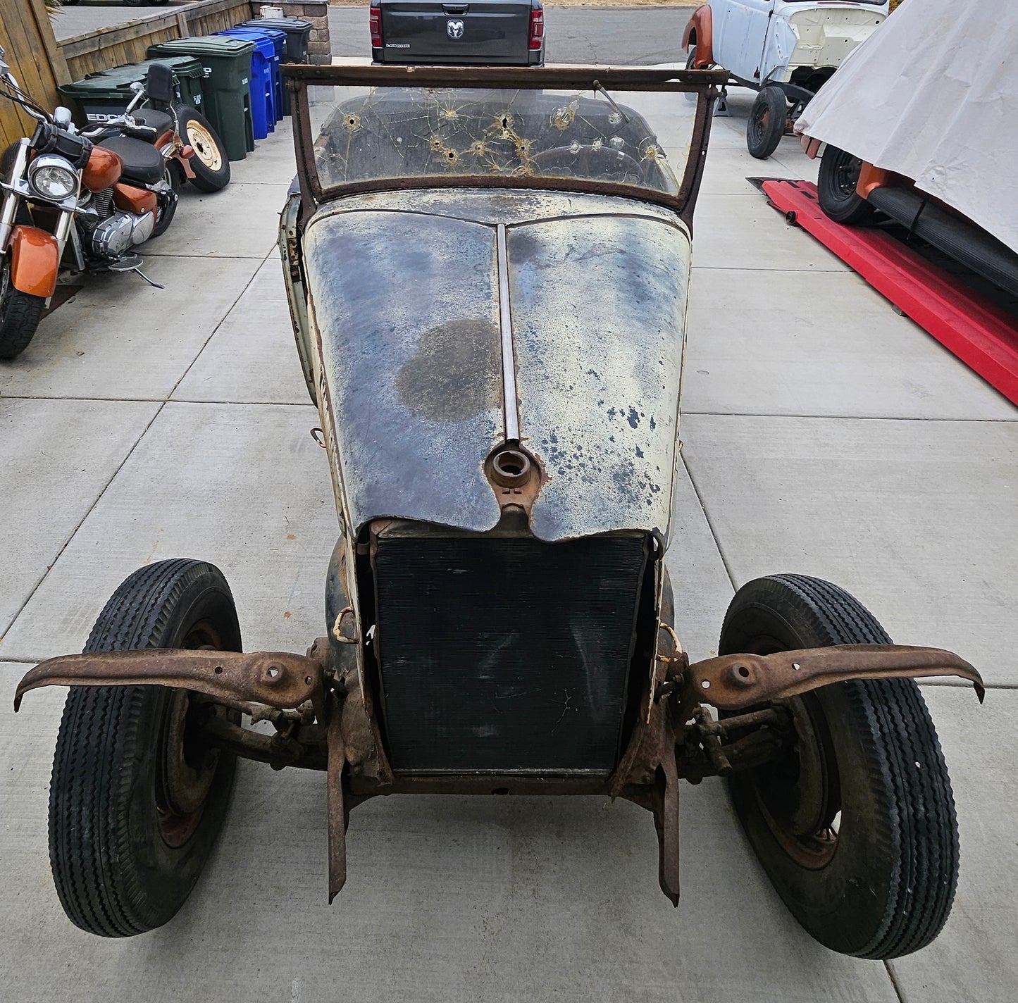 1934 Ford Roadster Project – All Steel, Rumble Seat, 8BA Flathead, CA Title!