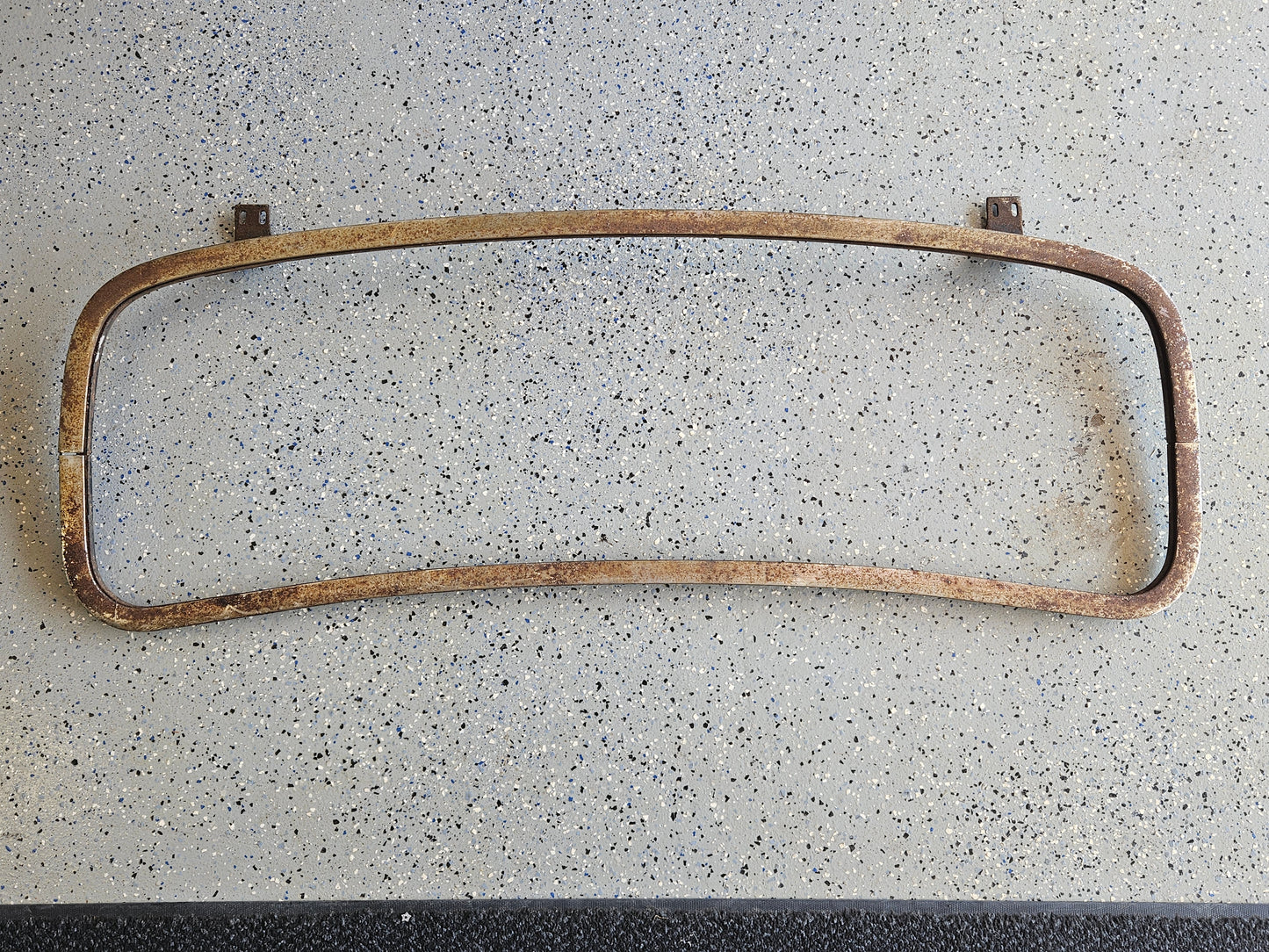 1935-36 Ford 48-45410 Closed Car Windshield Frame – Solid, Rust-Free Original