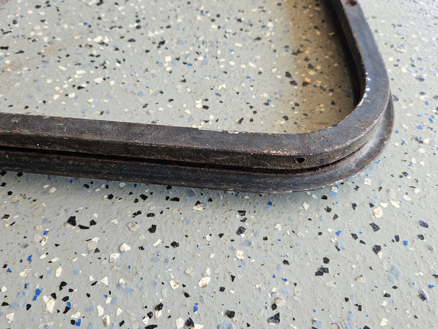 1935-36 Ford 48-45410 Closed Car Windshield Frame – Solid, Rust-Free Original