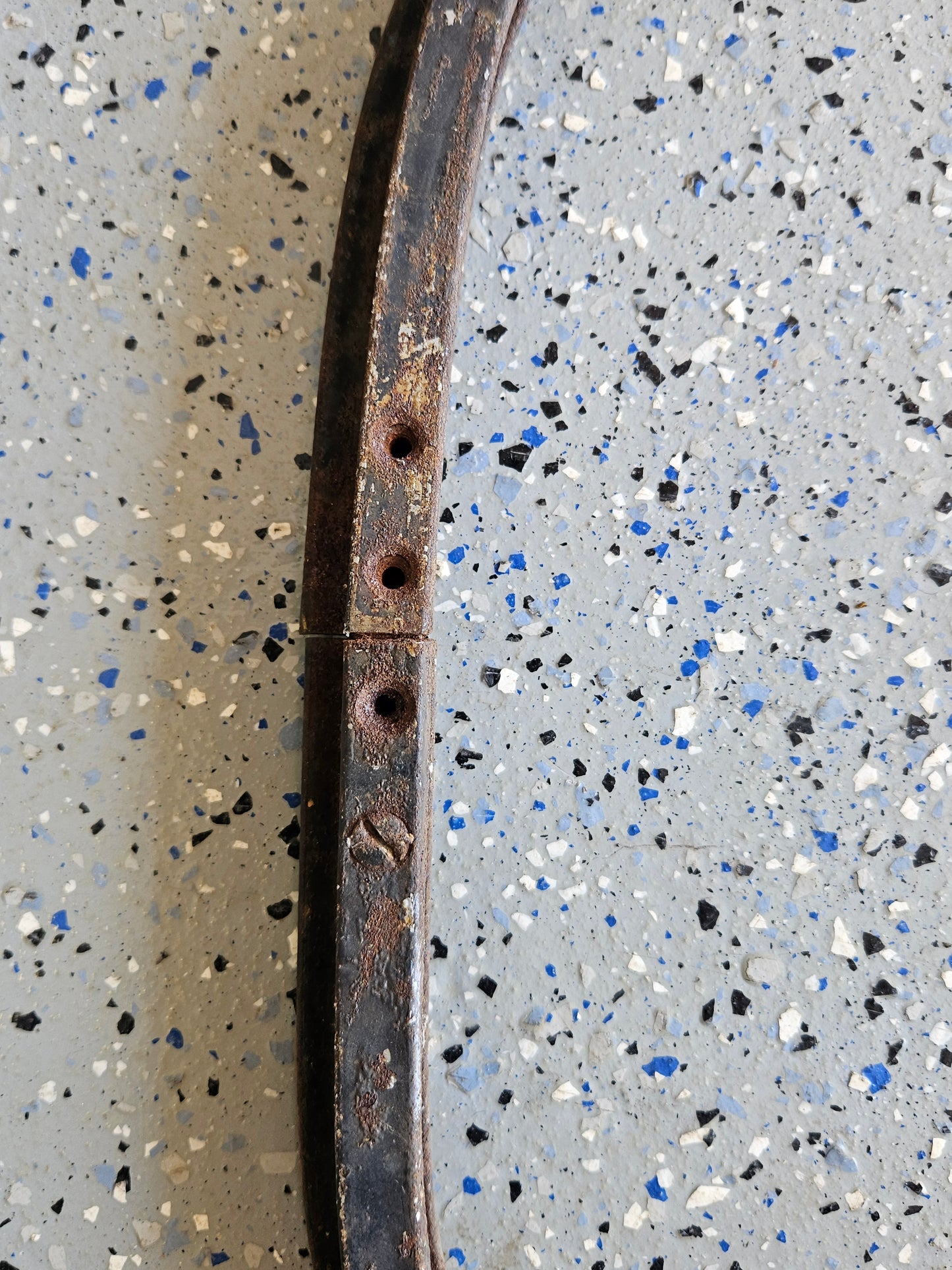 1935-36 Ford 48-45410 Closed Car Windshield Frame – Solid, Rust-Free Original