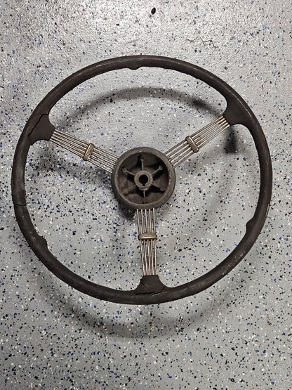1938-1939 Ford 81A/91A-3600 17" Banjo Steering Wheel Original OEM V8 Hot Rod