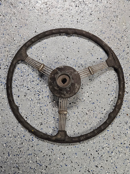 1938-1939 Ford 81A/91A-3600 17" Banjo Steering Wheel Original OEM V8 Hot Rod