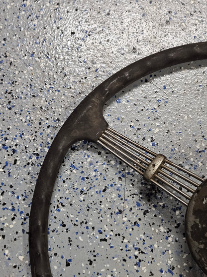 1938-1939 Ford 81A/91A-3600 17" Banjo Steering Wheel Original OEM V8 Hot Rod