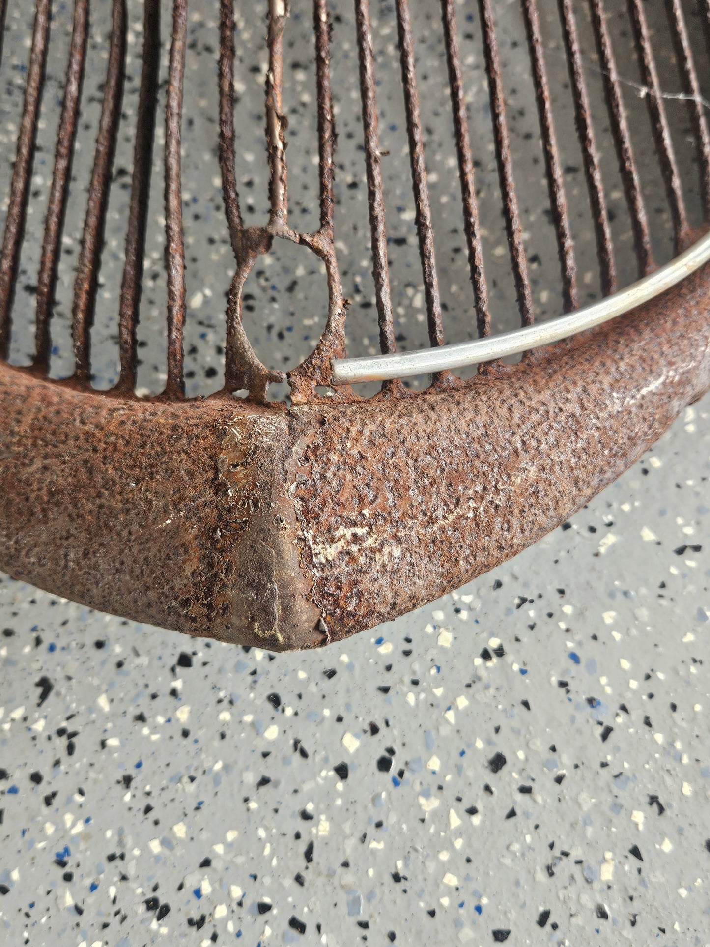 1933 Ford Passenger Car Grille Shell & Insert — Original Steel, Hot Rod Project