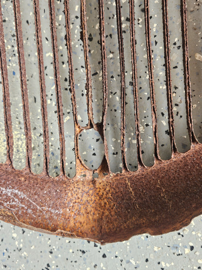 1933 Ford Passenger Car Grille Shell & Insert — Original Steel, Hot Rod Project