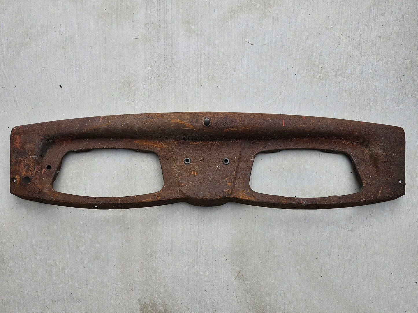 1933 Ford Closed Car Dash OEM Steel 40-302 No Extra Holes Coupe Tudor