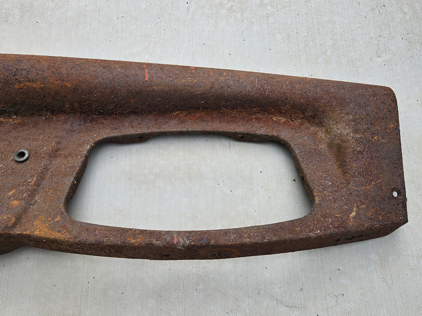 1933 Ford Closed Car Dash OEM Steel 40-302 No Extra Holes Coupe Tudor