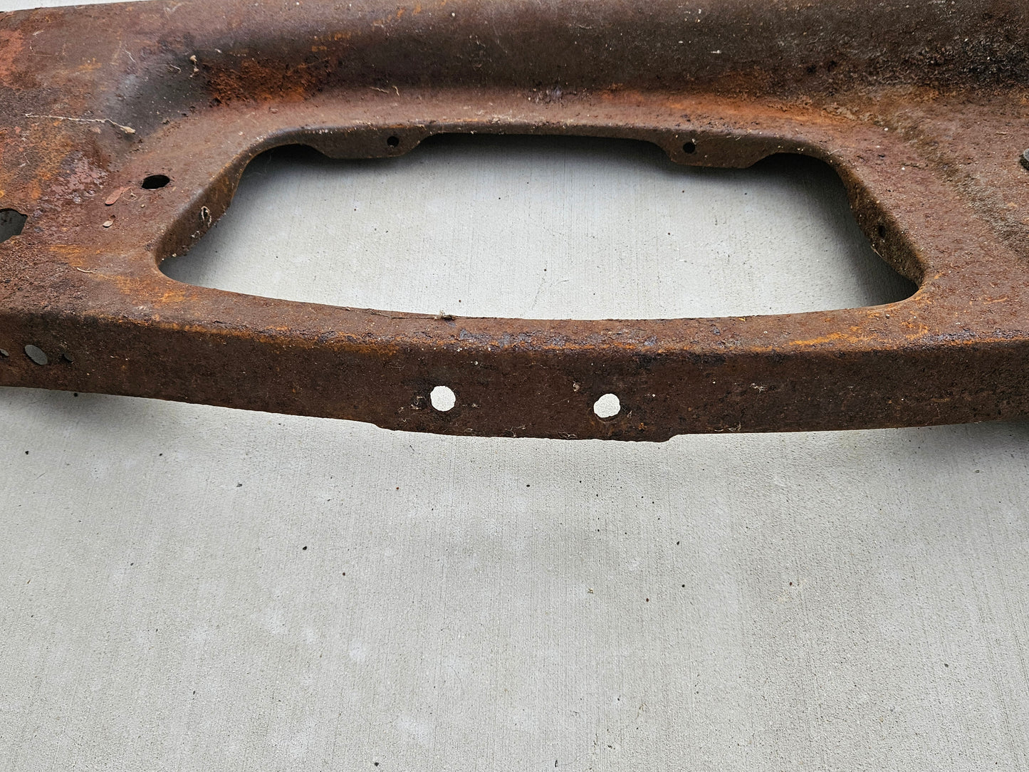 1933 Ford Closed Car Dash OEM Steel 40-302 No Extra Holes Coupe Tudor
