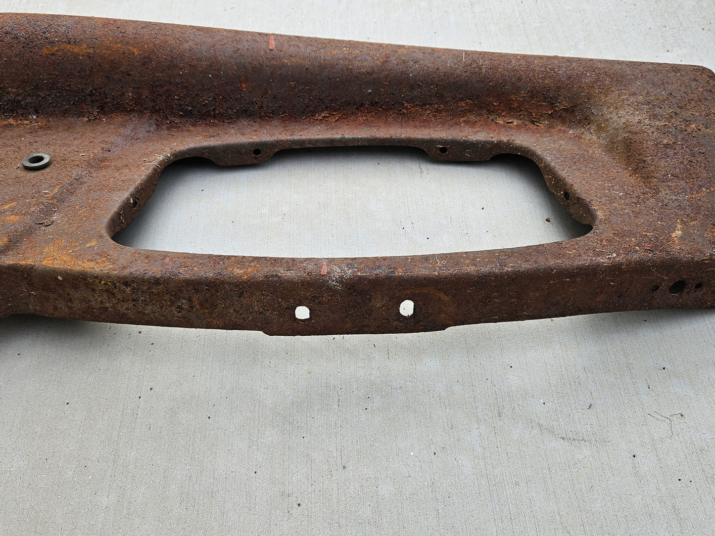 1933 Ford Closed Car Dash OEM Steel 40-302 No Extra Holes Coupe Tudor