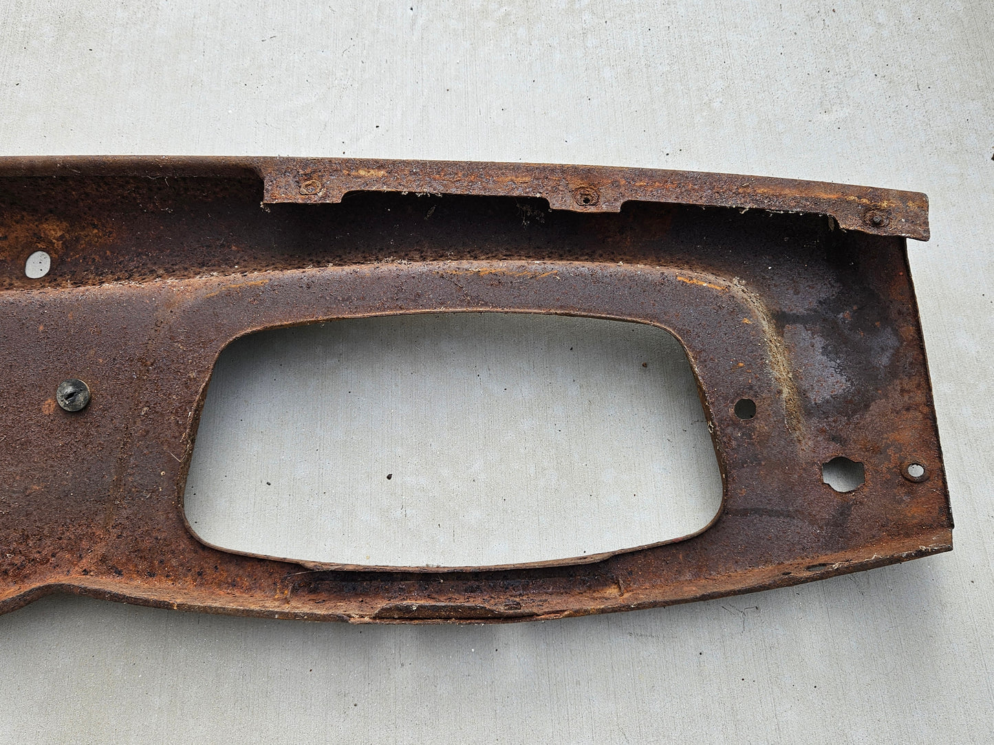 1933 Ford Closed Car Dash OEM Steel 40-302 No Extra Holes Coupe Tudor