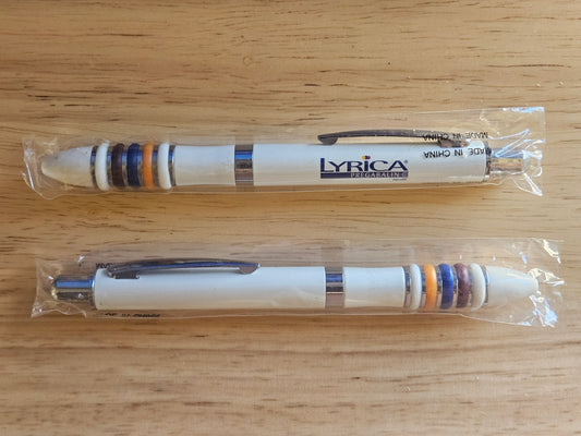 Lyrica Pregabalin Pfizer Drug Rep Promo Pen NOS Lot of 2