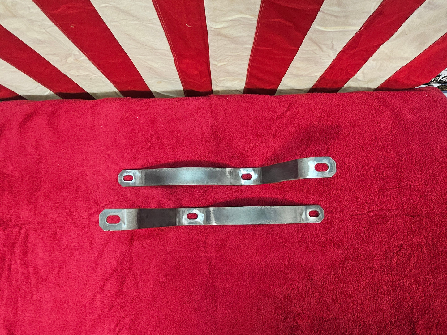 1935-1936 Ford Rear Bumper Brackets Shortened Pair New Custom