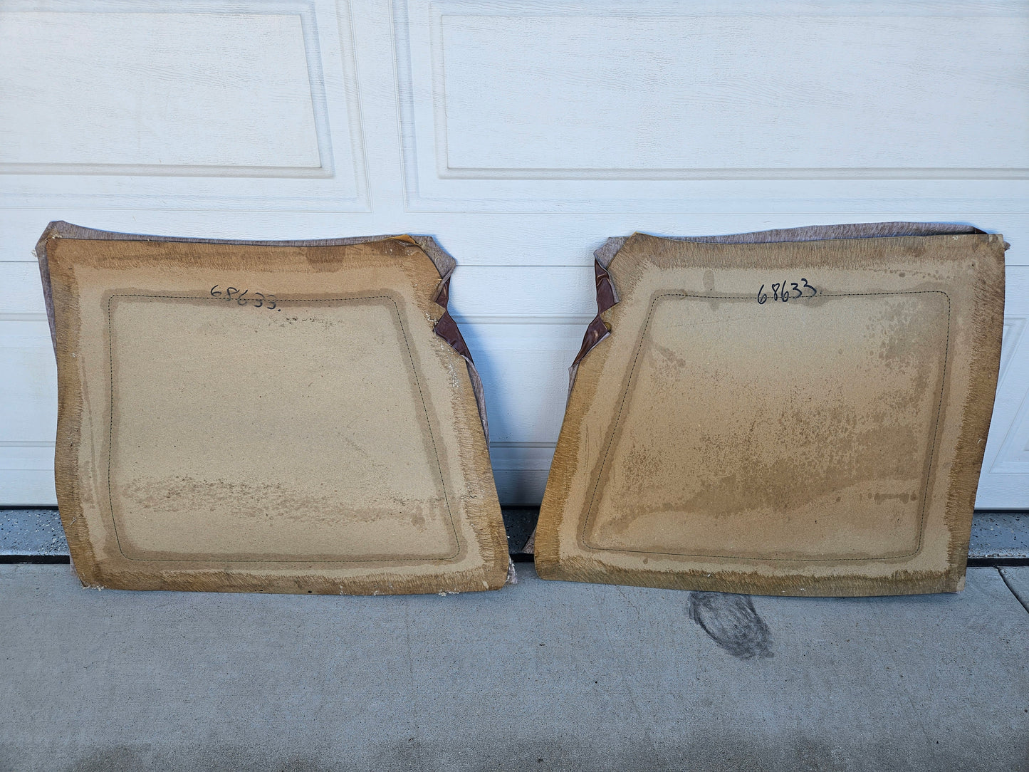 1933 1934 Ford Roadster NOS LeBaron Bonney Complete Interior - Assembled Seats