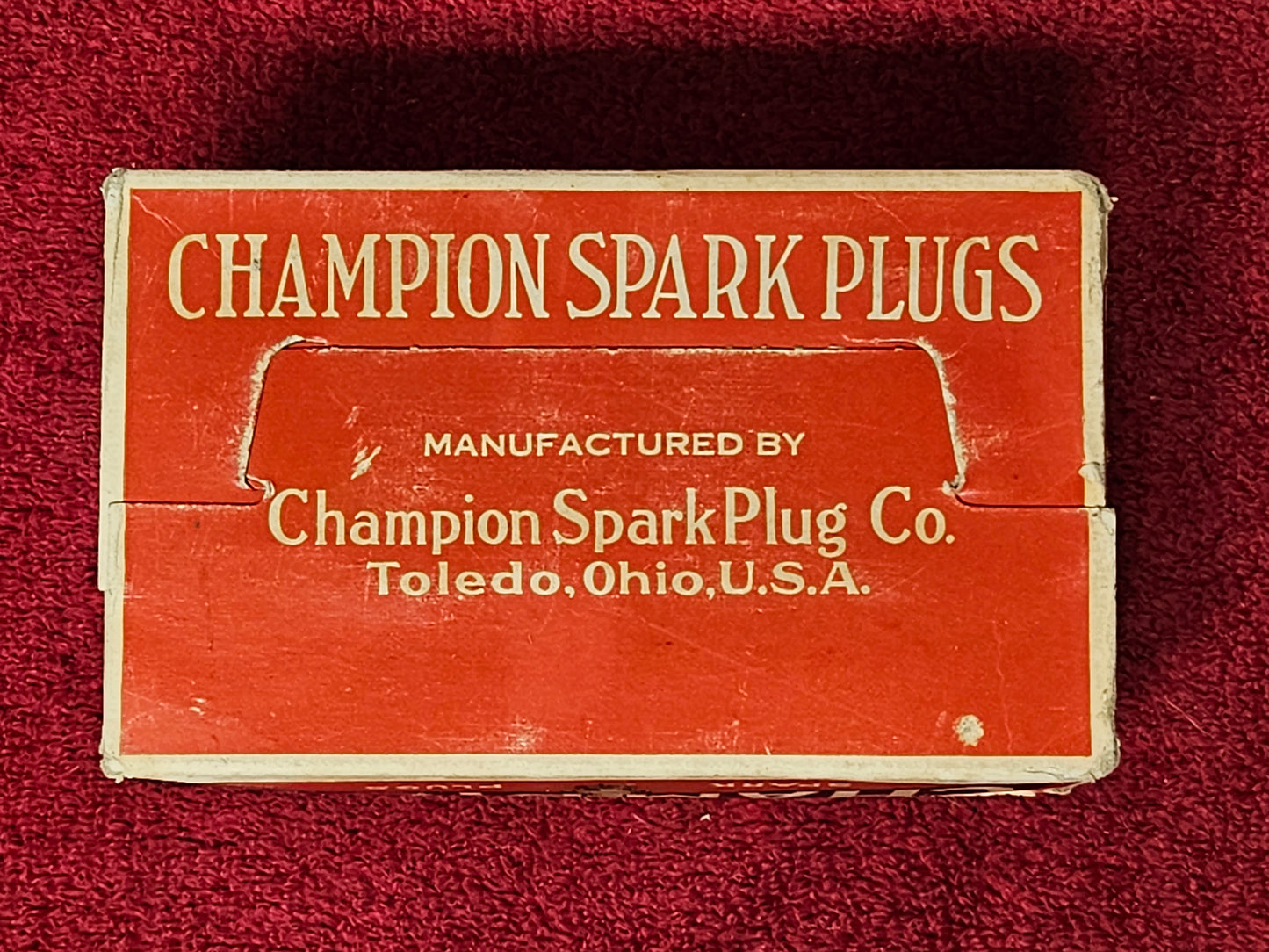 Champion Spark Plugs Toledo Ohio original box