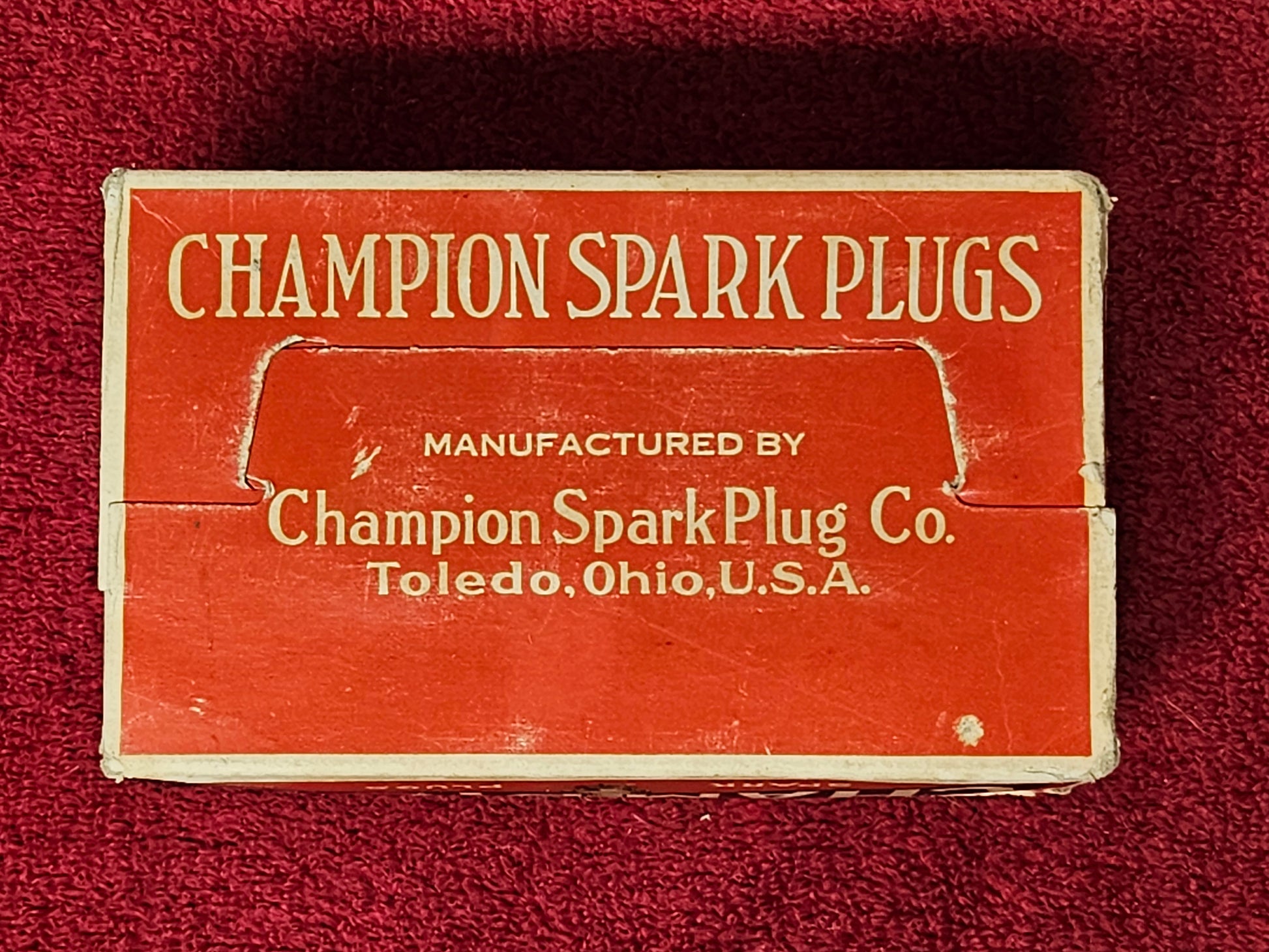 Champion Spark Plugs Toledo Ohio original box